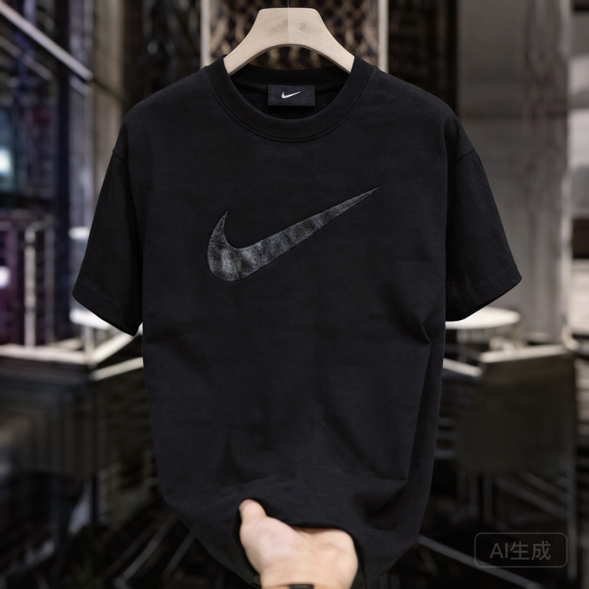 Nike Black Breathable Athletic Wear for Men & Women