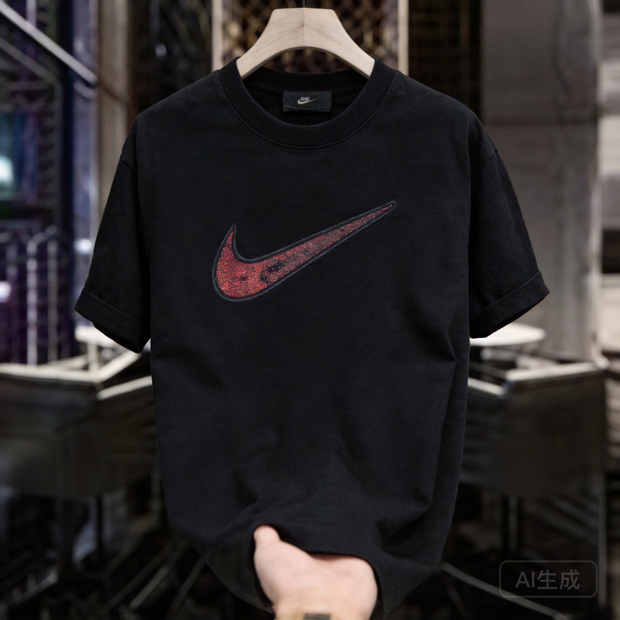 Nike Black Breathable Athletic Wear: Unisex Casual Sportswear
