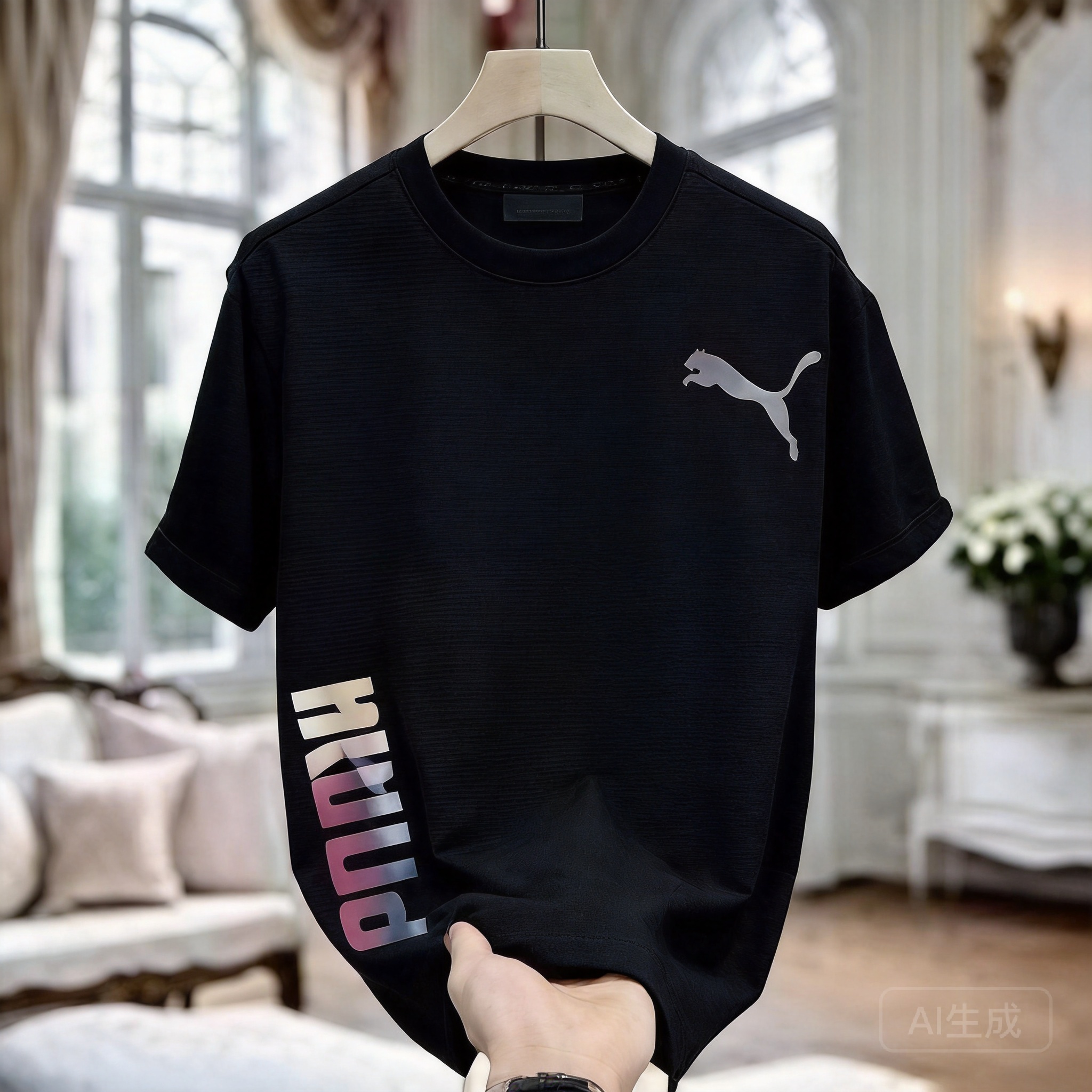 Nike Black Breathable Athletic Wear: Unisex Minimalist Sportswear