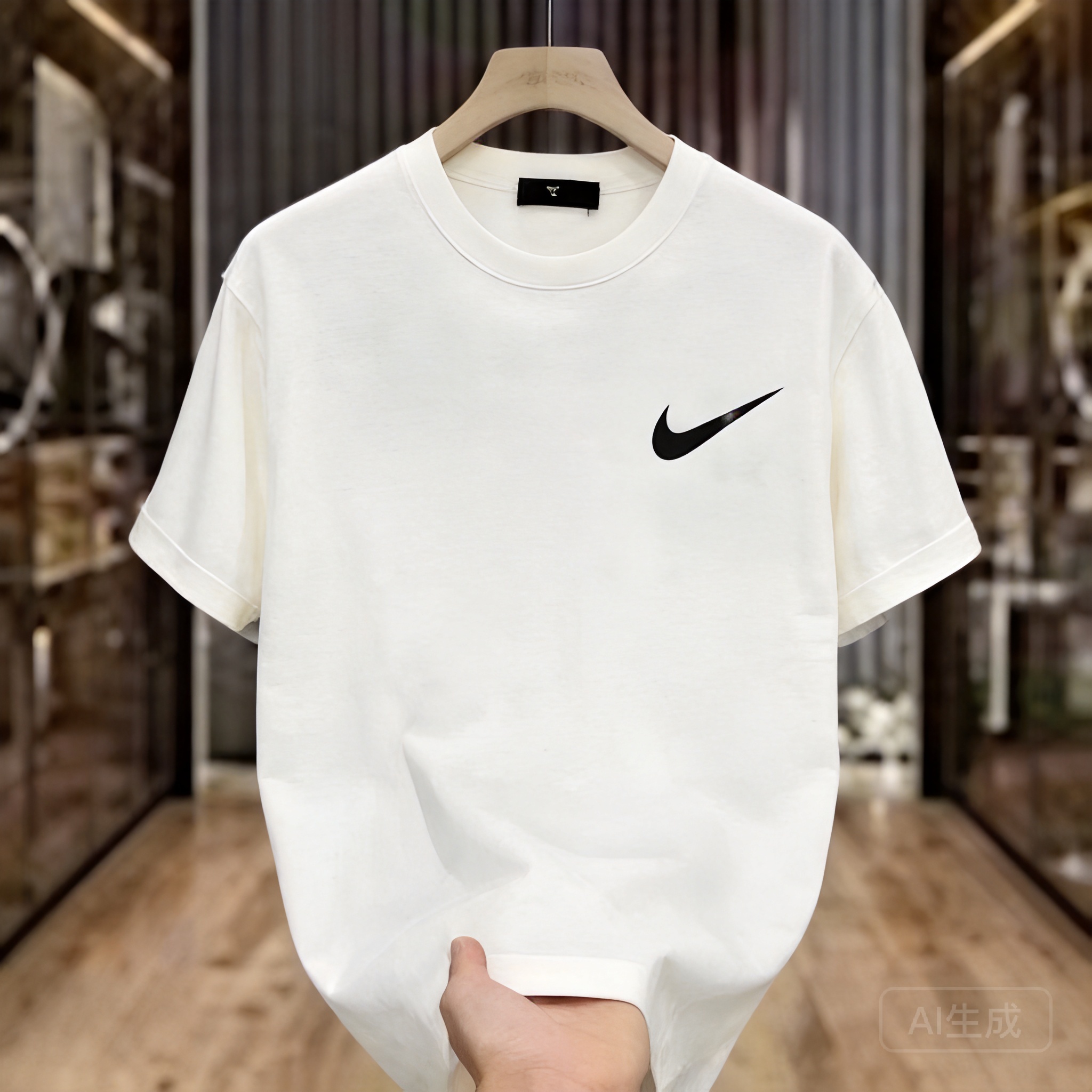 Nike Black Breathable Athletic Wear - Unisex Minimalist Style
