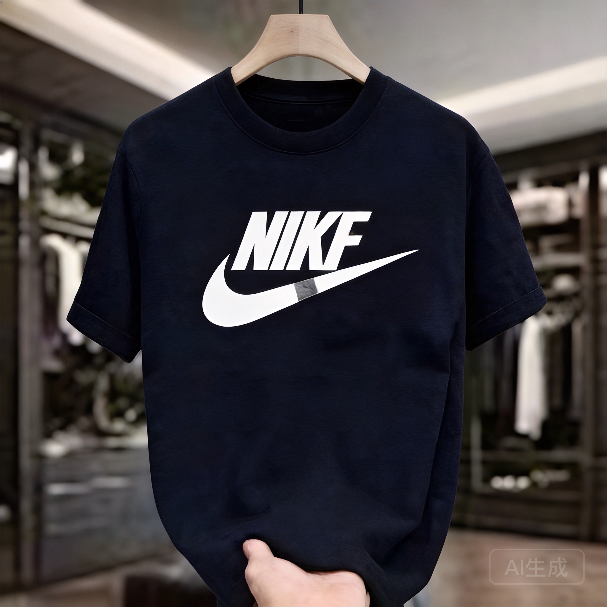 Nike Black Breathable Athletic Wear: Unisex Modern Sportswear