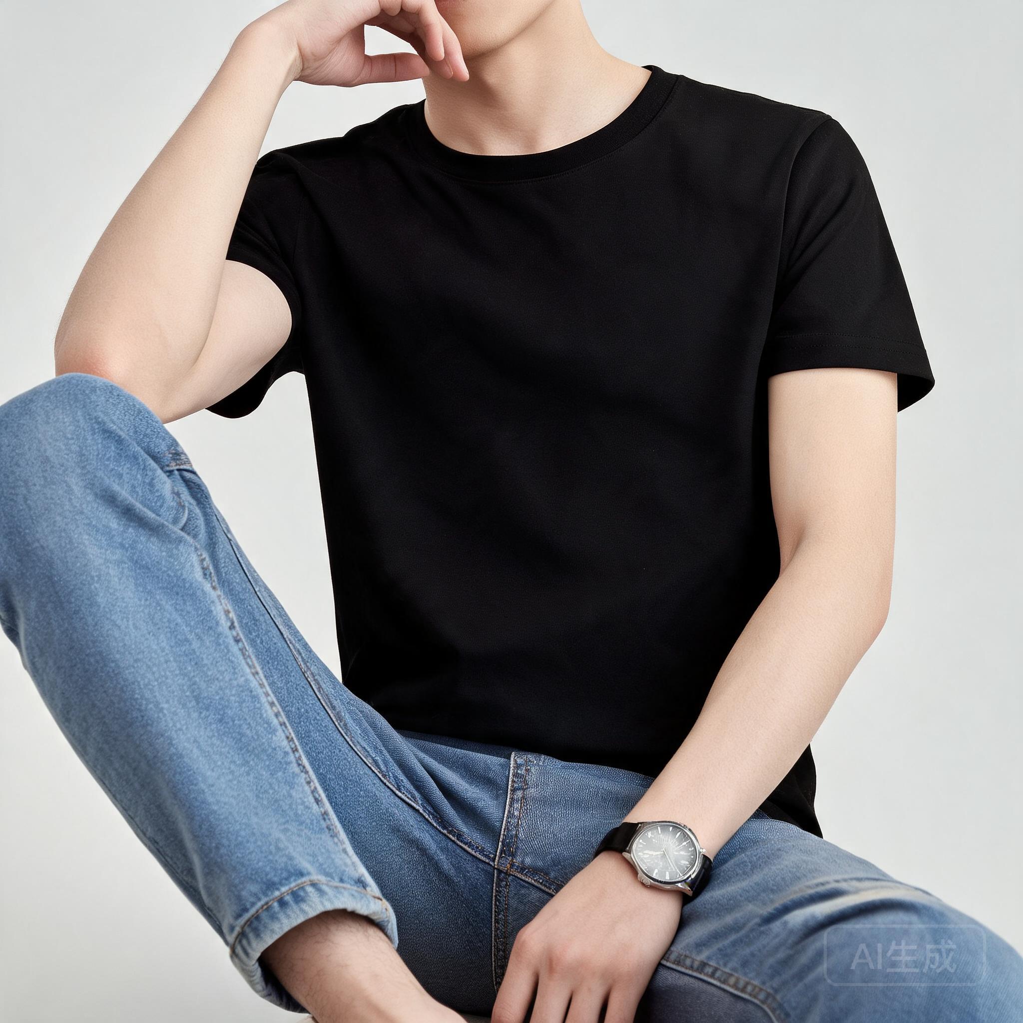 Nike Black Cotton T-Shirt: Breathable, Unisex, Casual Wear