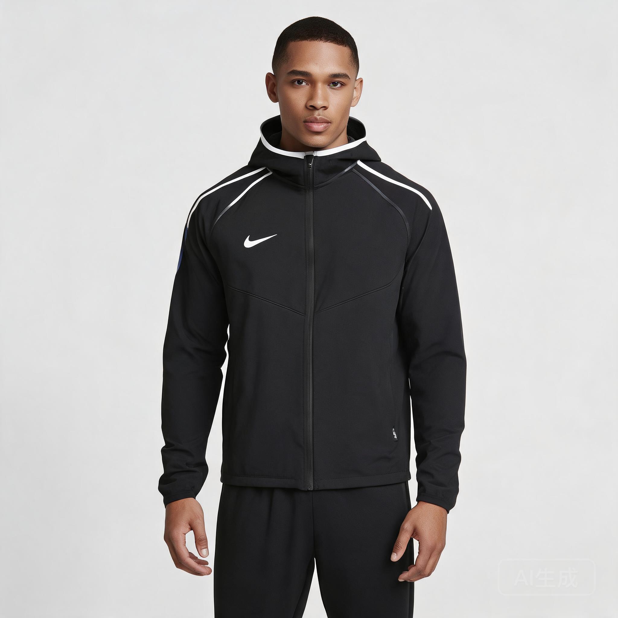 Nike Black Cushioned Sneakers: Minimalist Casual Shoes