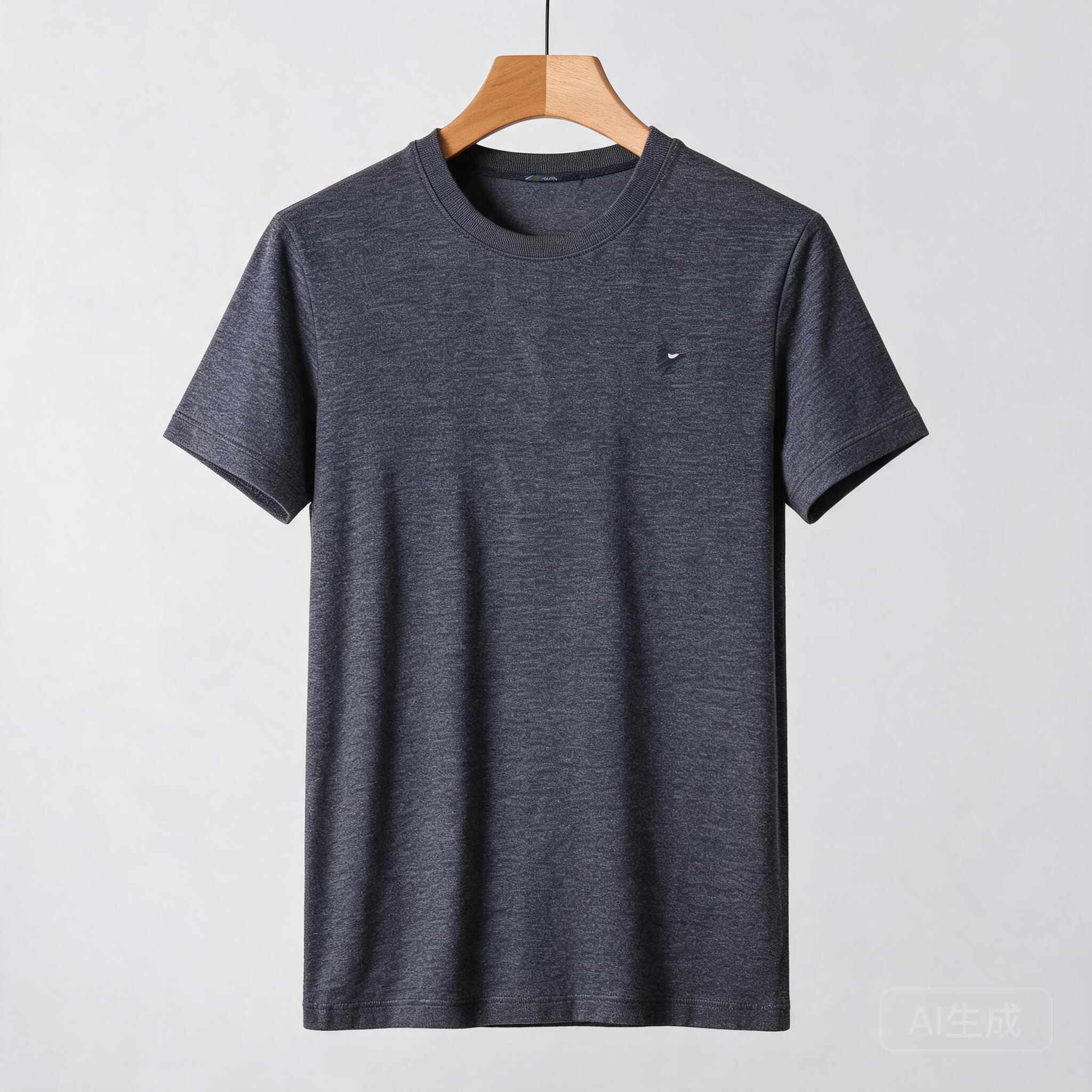 Nike Blue Cotton Crewneck T-Shirt - Unisex, Breathable