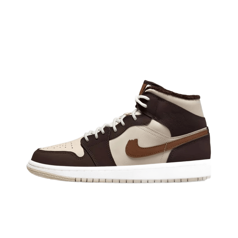 Nike Classic High-Top Brown/White Leather Unisex Sneakers