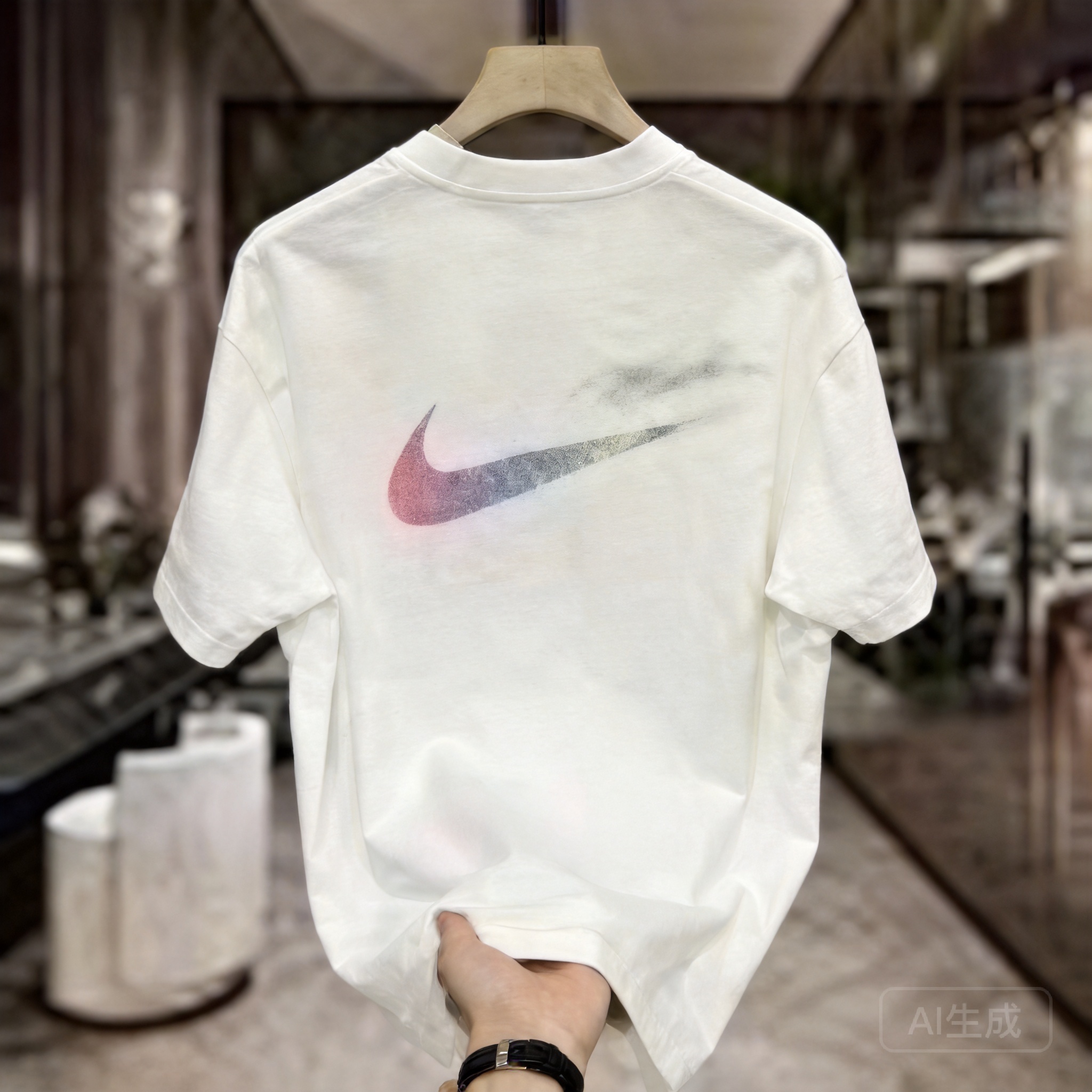 Nike Cotton Athletic T-Shirt: Breathable Sportswear for Men & Women