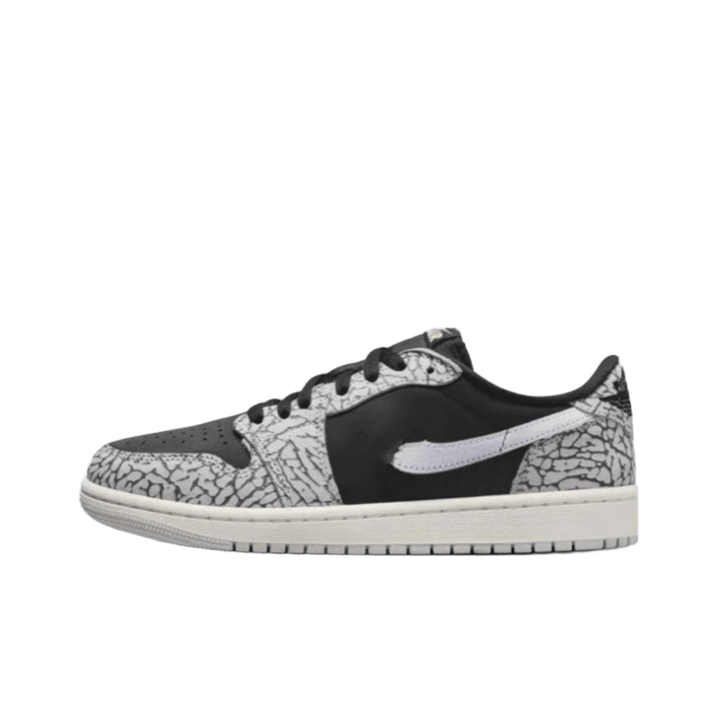 Nike Crack Swoosh Cushioned Sneakers - Black White