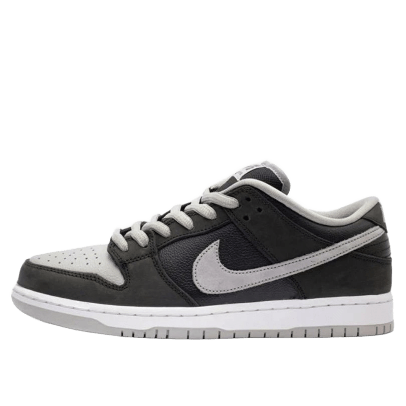 Nike Dunk Black Grey Retro Leather Unisex Sneakers