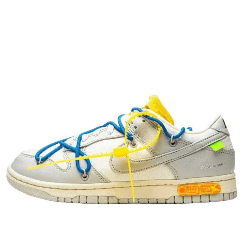 Nike Dunk Grey White Leather Unisex Sneakers