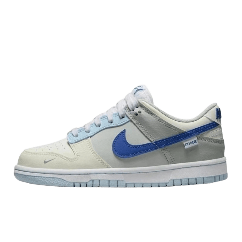 Nike Dunk Light Blue Grey Leather Unisex Sneakers