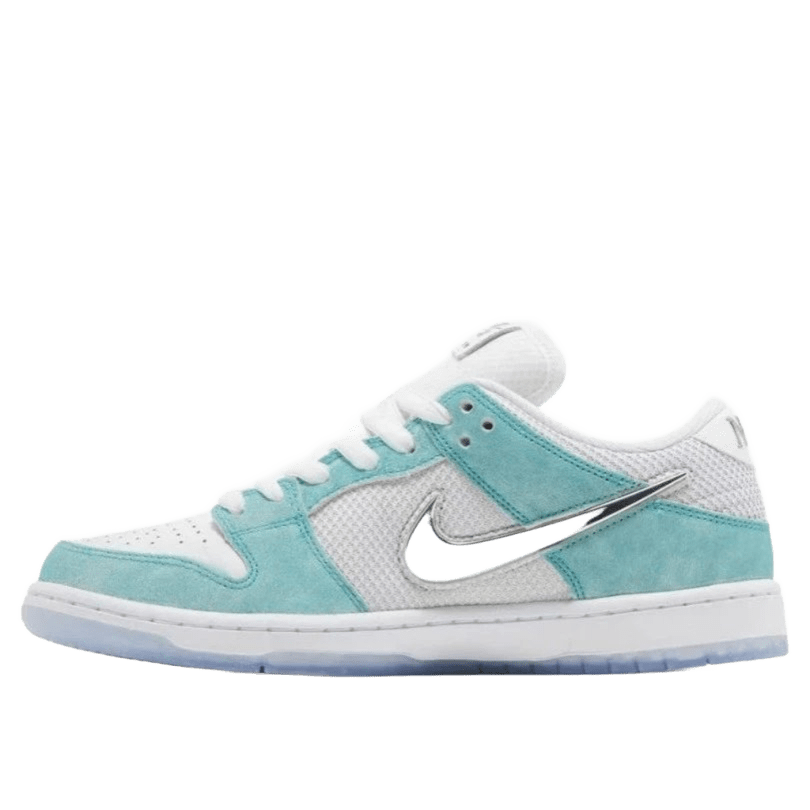 Nike Dunk Low Blue White Suede Retro Unisex Sneakers