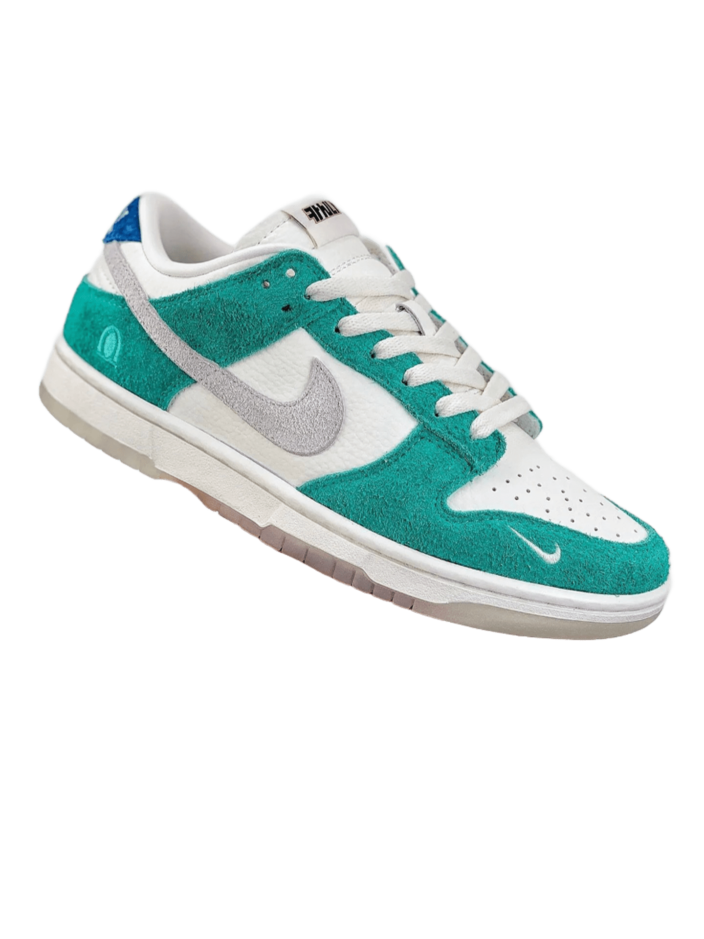 Nike Dunk Low Green Glow Leather Suede Unisex Sneakers
