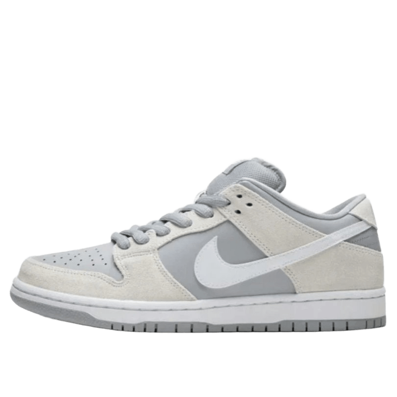 Nike Dunk Low Grey/White Suede Unisex Sneakers