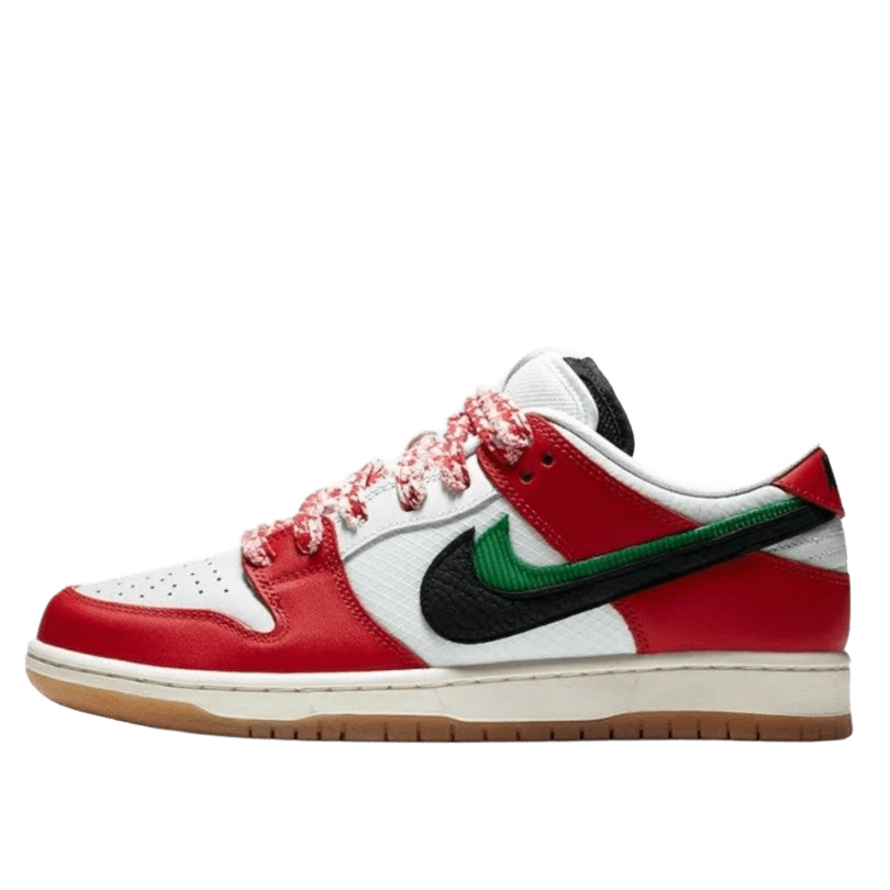 Nike Dunk Low Red White Green Retro Unisex Shoes