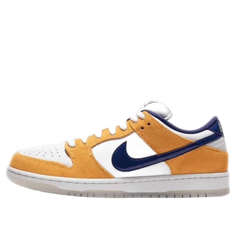 Nike Dunk Low Retro Unisex Sneakers Yellow White Blue