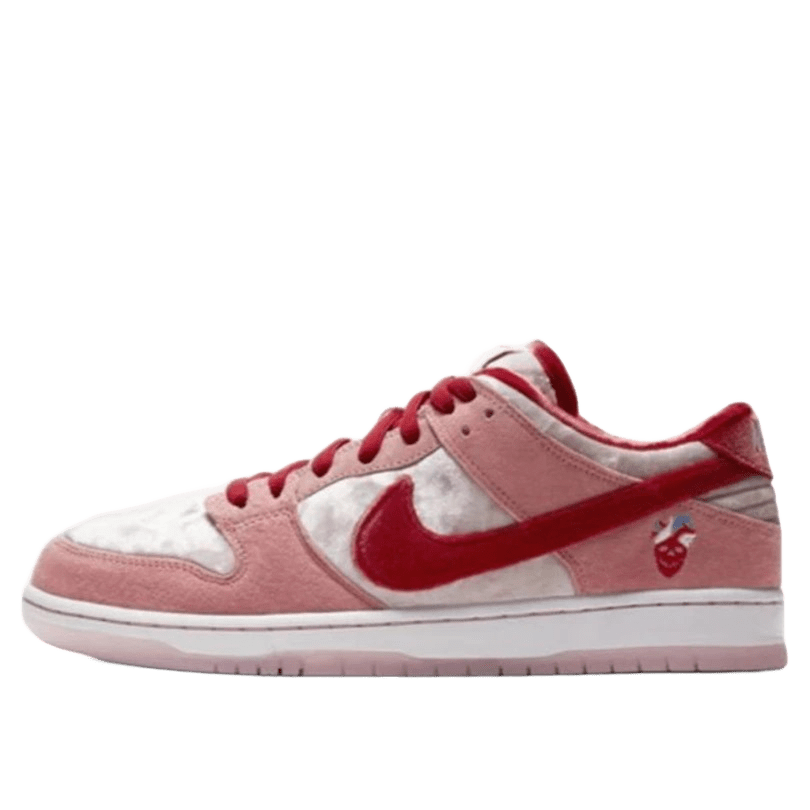 Nike Dunk Pink Suede Leather Sneakers - Unisex