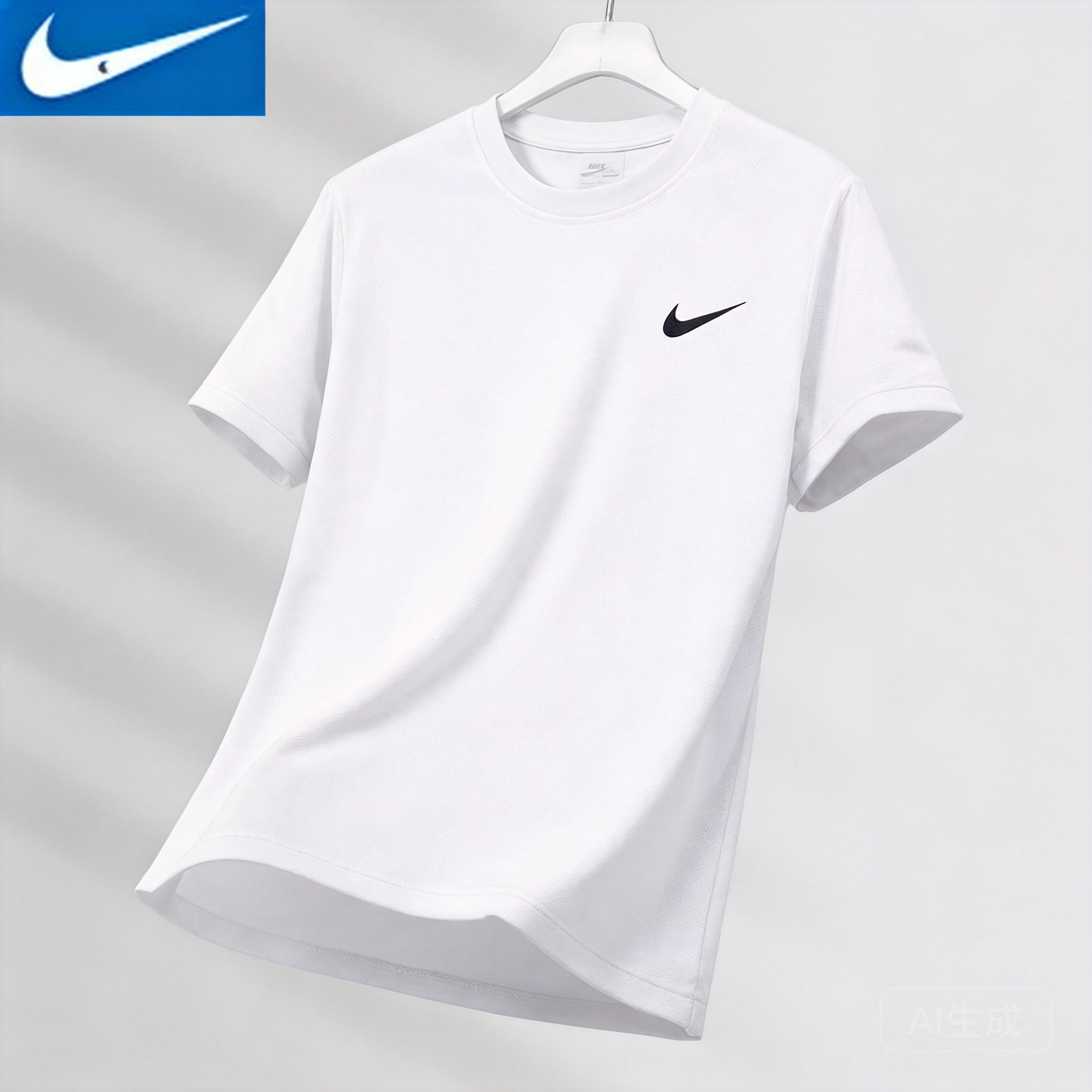 Nike Essential Men's White Cotton T-Shirt | Minimalist Logo