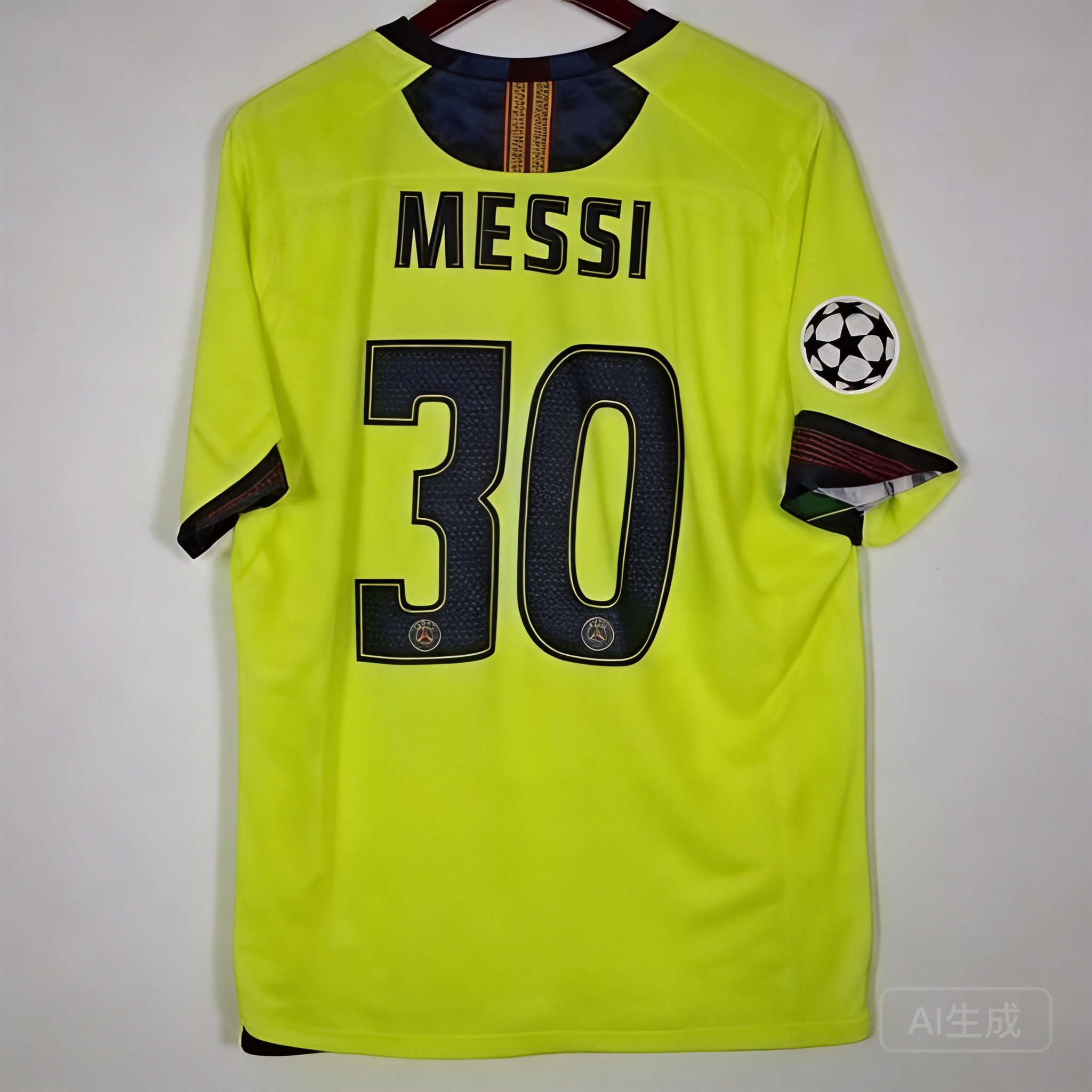 Nike Football 30 Messi Jersey: Yellow, Moisture-Wicking