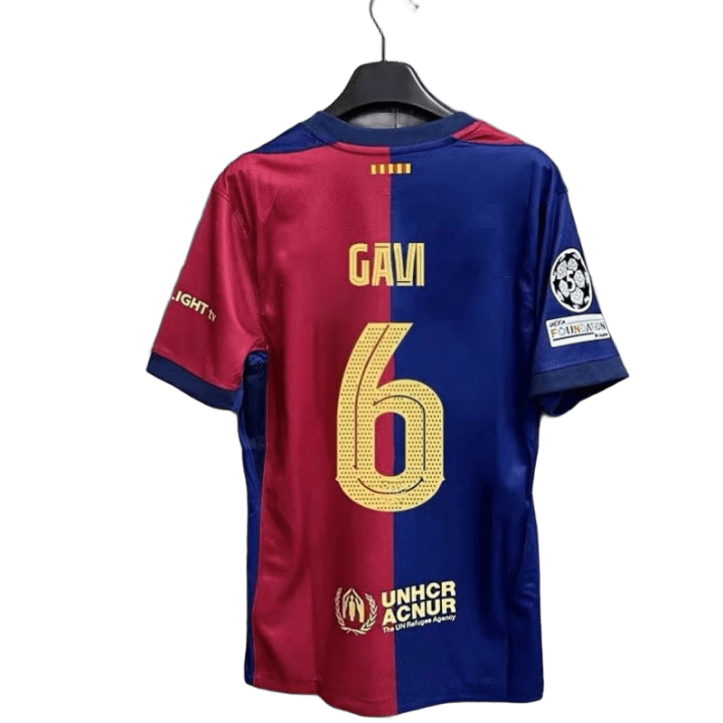 Nike GAVI 6 Red Blue Breathable Soccer Jersey