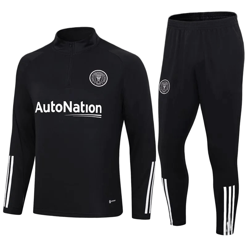 Nike Men's Quick-Dry Black Zip-Up Sportswear Set