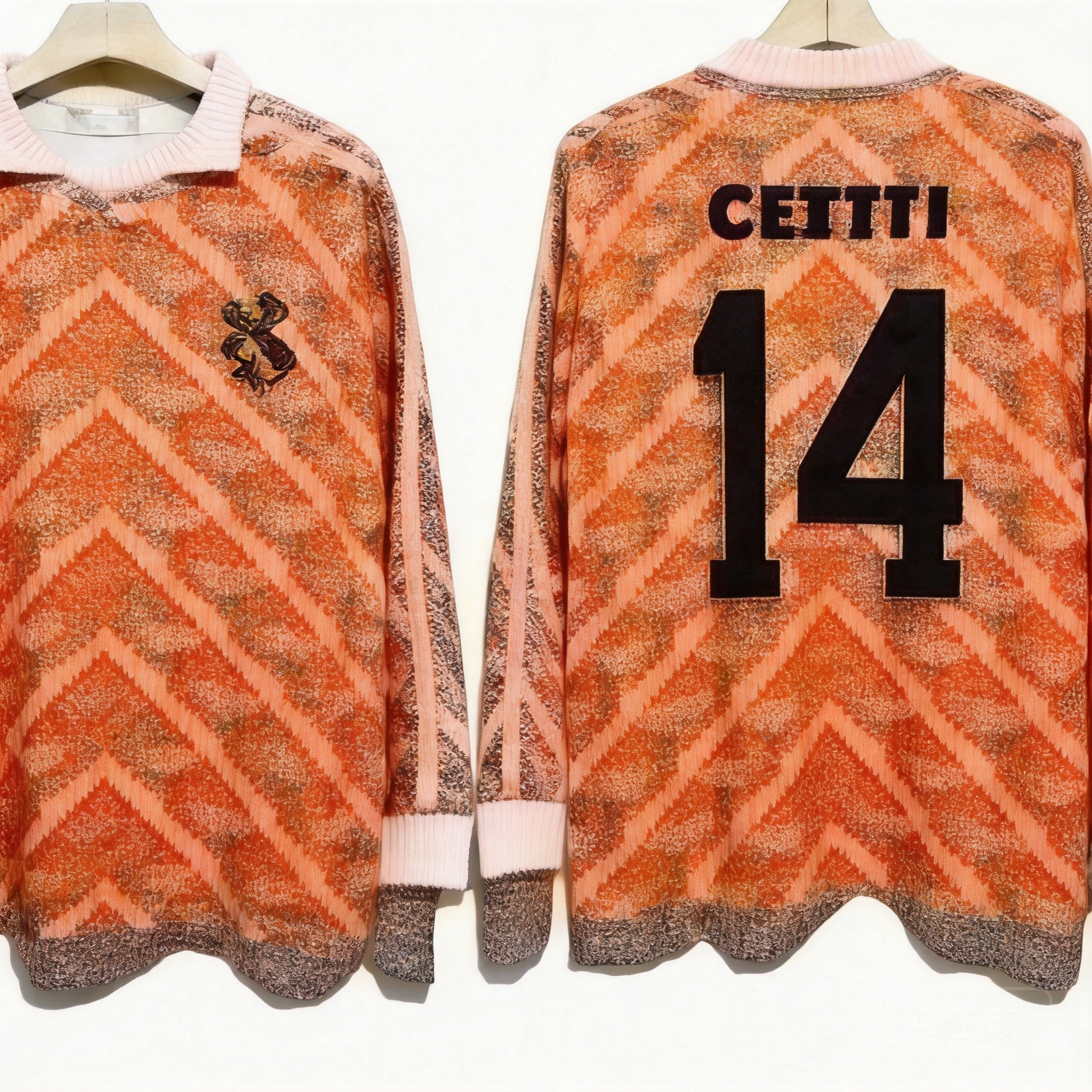 Nike Orange Football Jersey: Unisex, Breathable, Modern