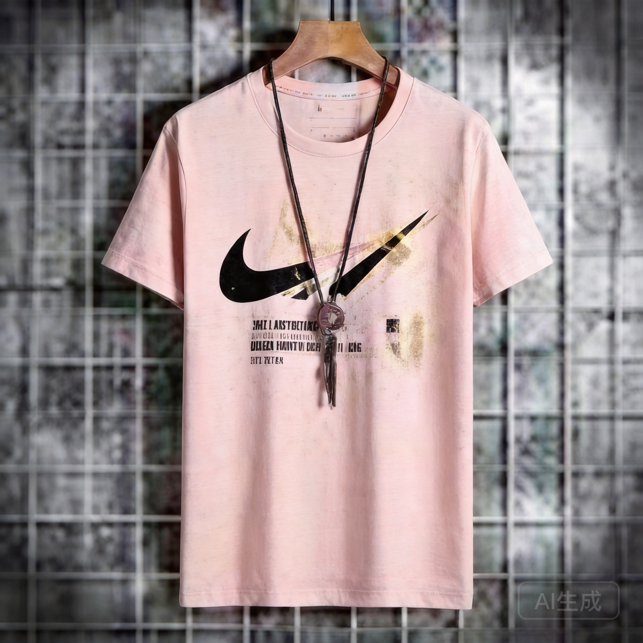 Nike Pink Cotton T-Shirt: Unisex, Sweat-Wicking, Logo Tee