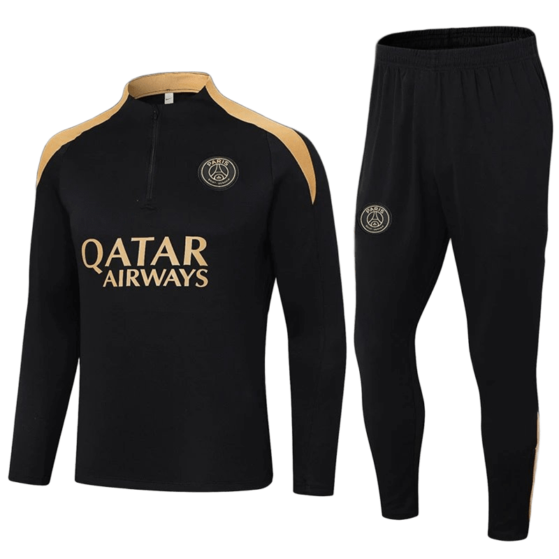 Nike PSG Black Sportswear Set, Breathable Unisex Design