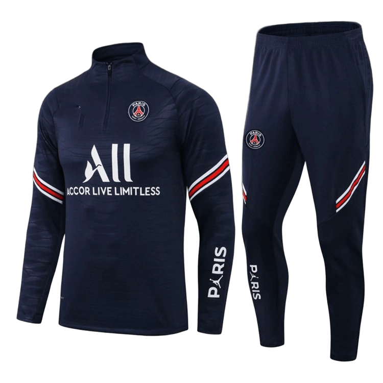 Nike PSG Navy Sportswear Set: Breathable Unisex Apparel
