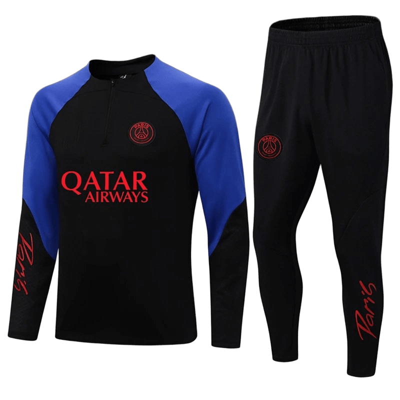 Nike PSG Sportswear Black Blue Athletic Set Unisex