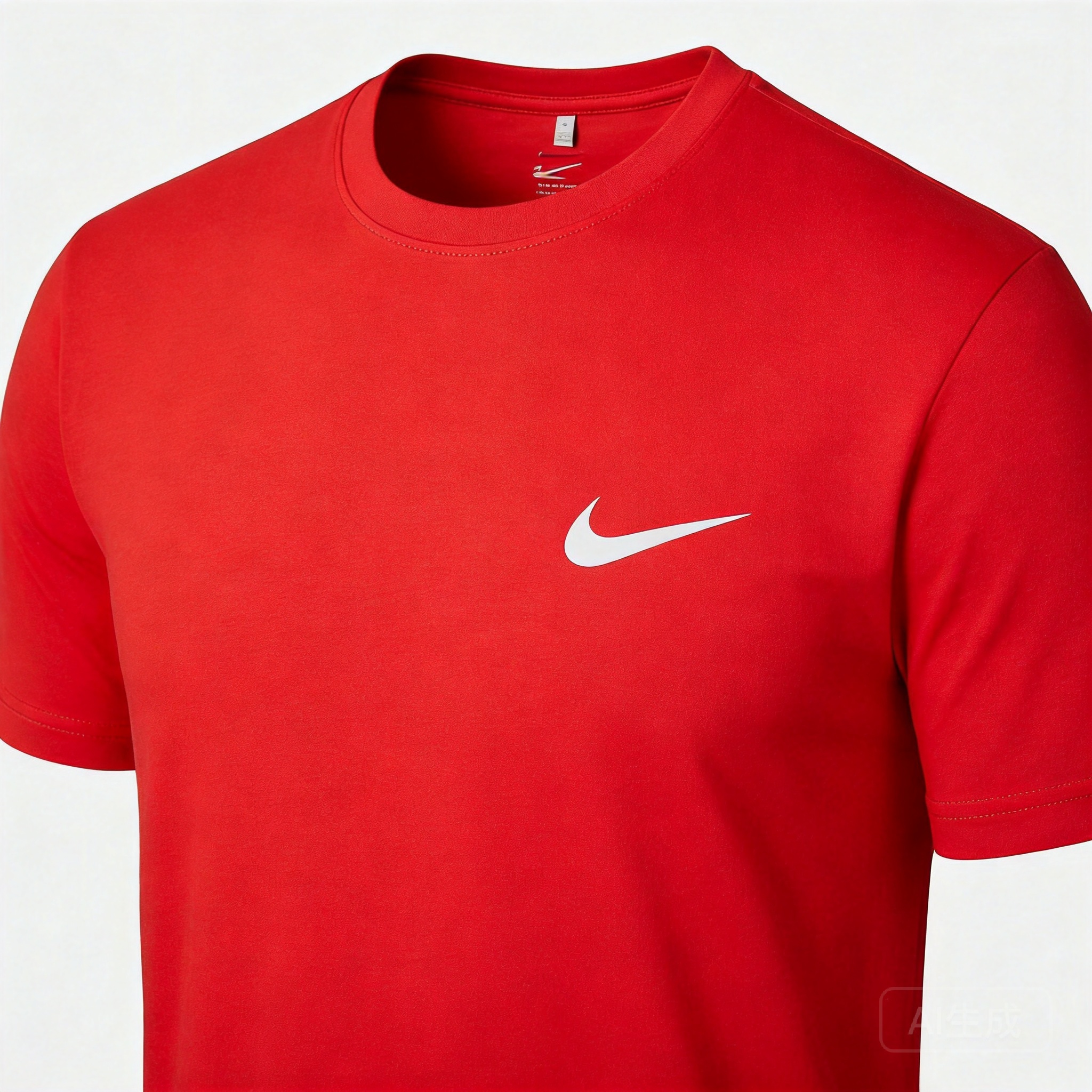 Nike Red Cotton Moisture-Wicking Unisex T-Shirt