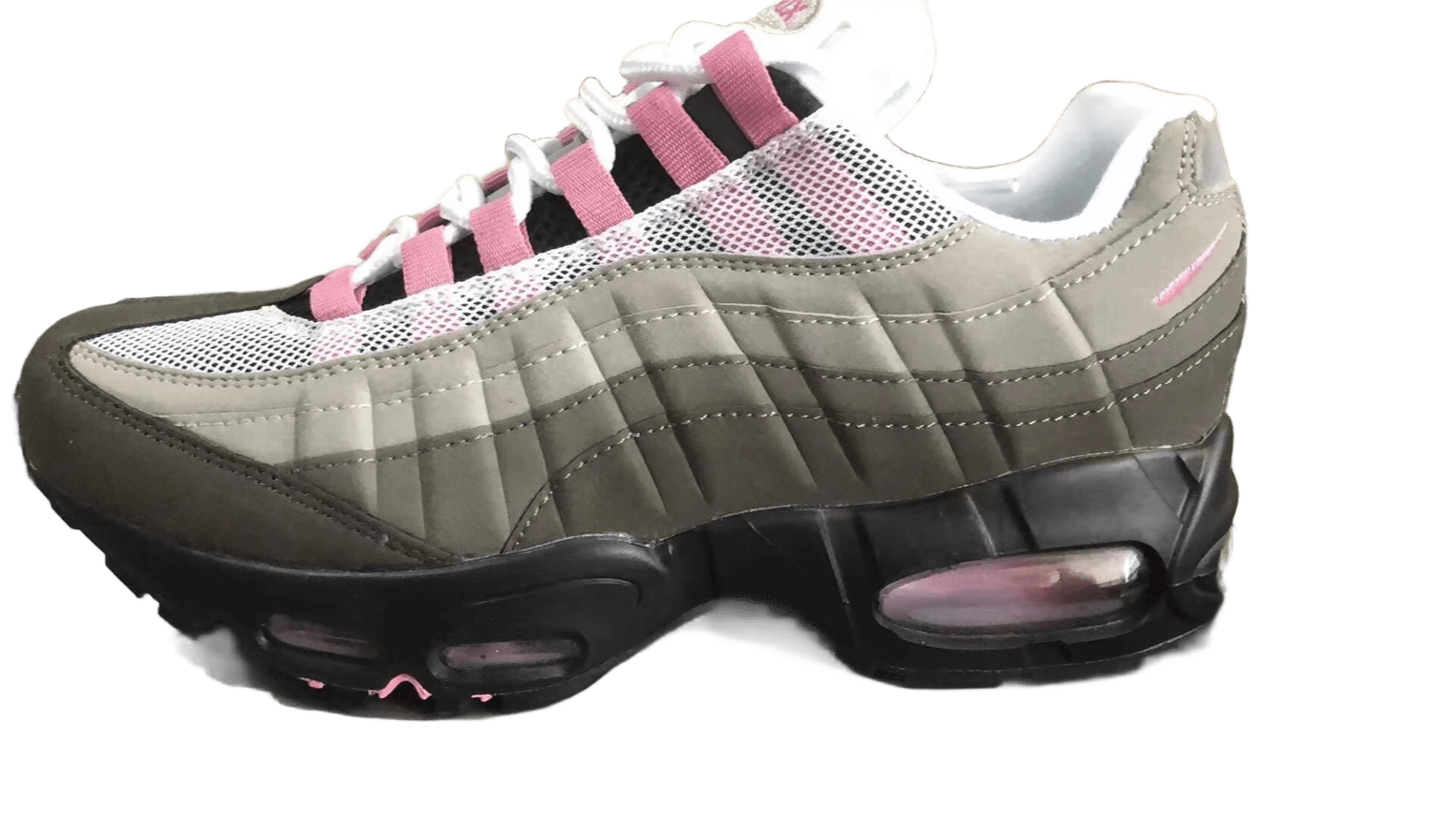Nike Retro Grey Pink Suede Sneakers, Unisex