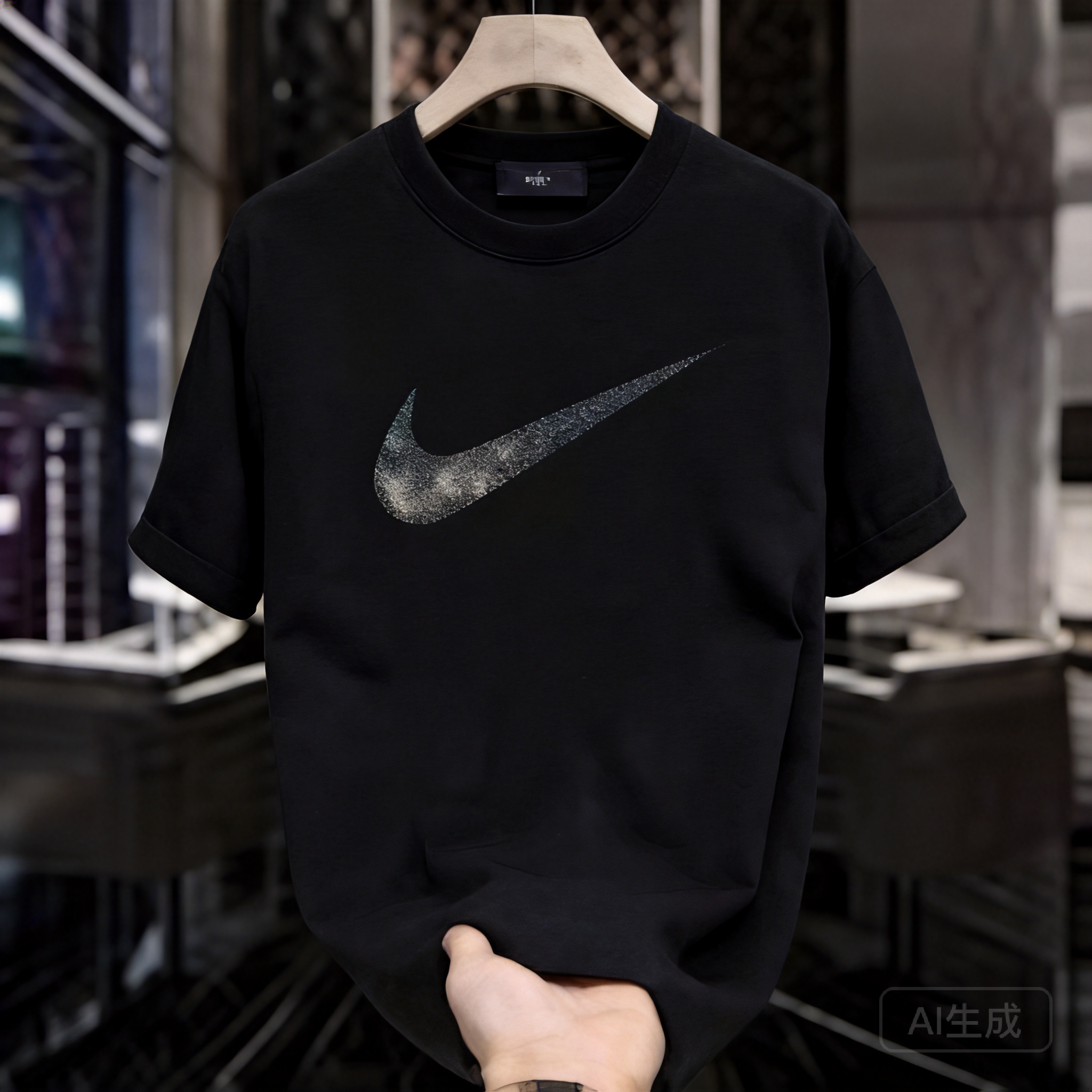 Nike Retro Unisex Black Breathable Athletic Sneakers