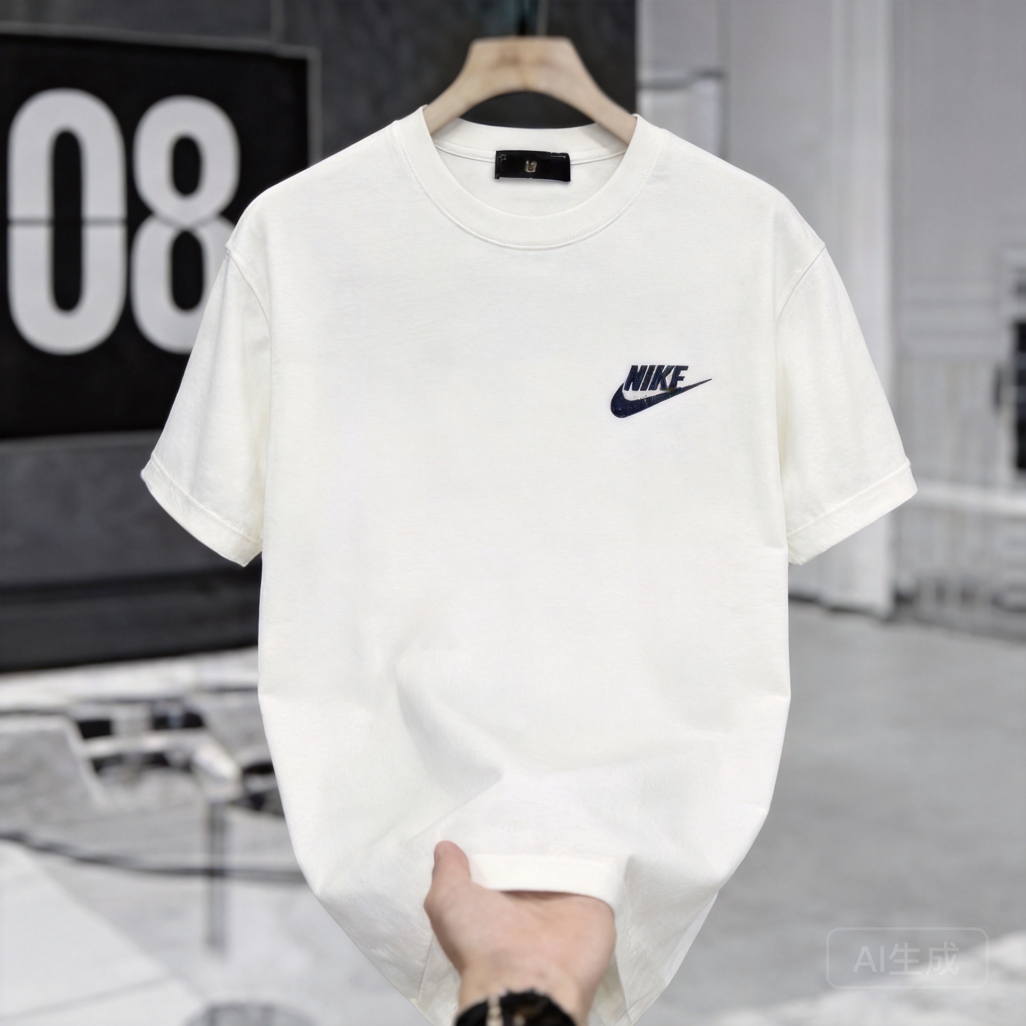 NIKE Sport Black Breathable Synthetic Athletic Wear