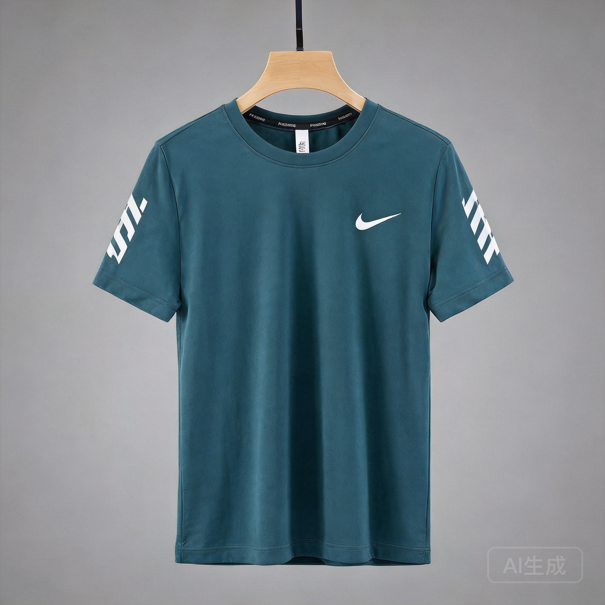 Nike Sport Dark Green Cotton T-Shirt - Unisex Breathable Tee