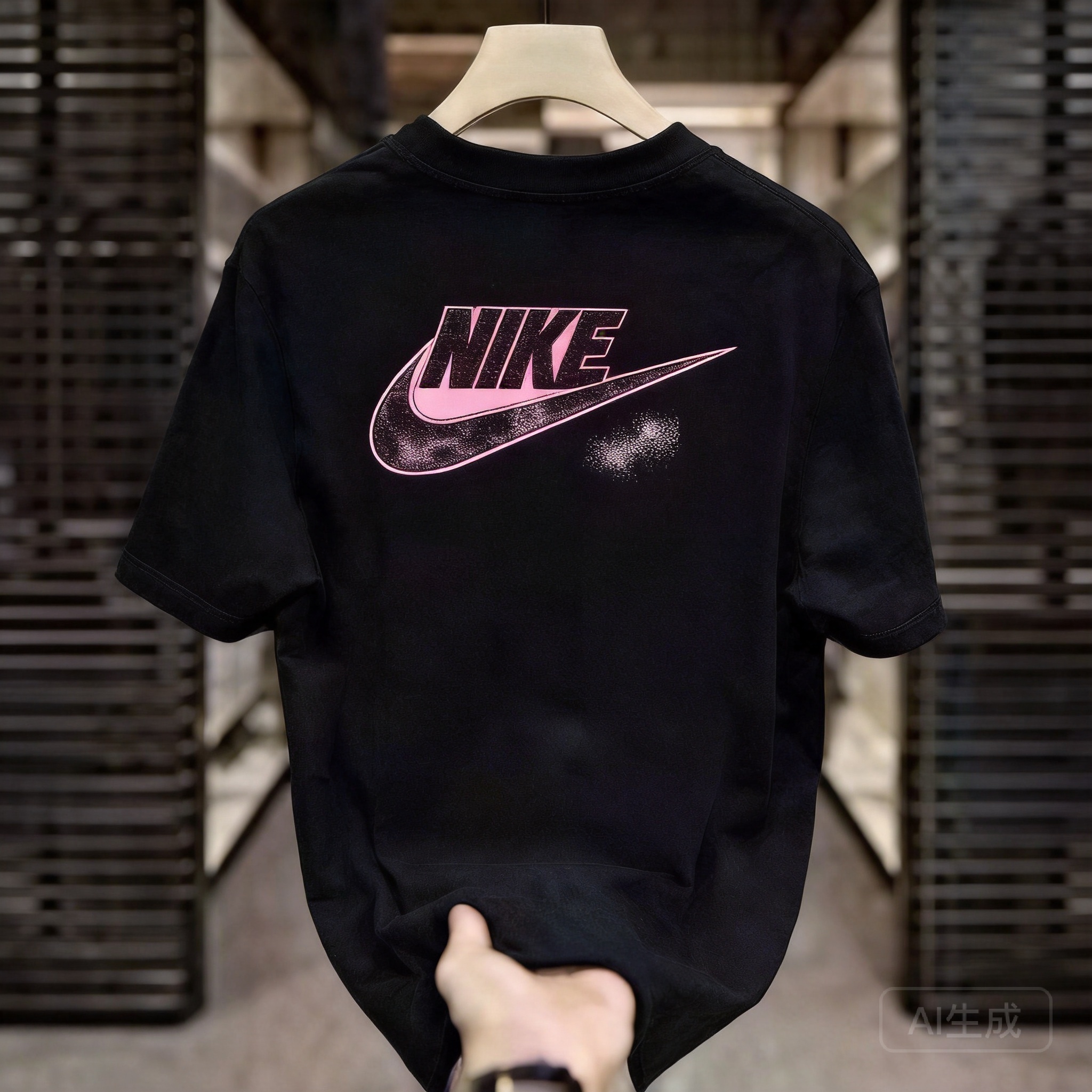 NIKE Unisex Black Breathable Athletic Wear