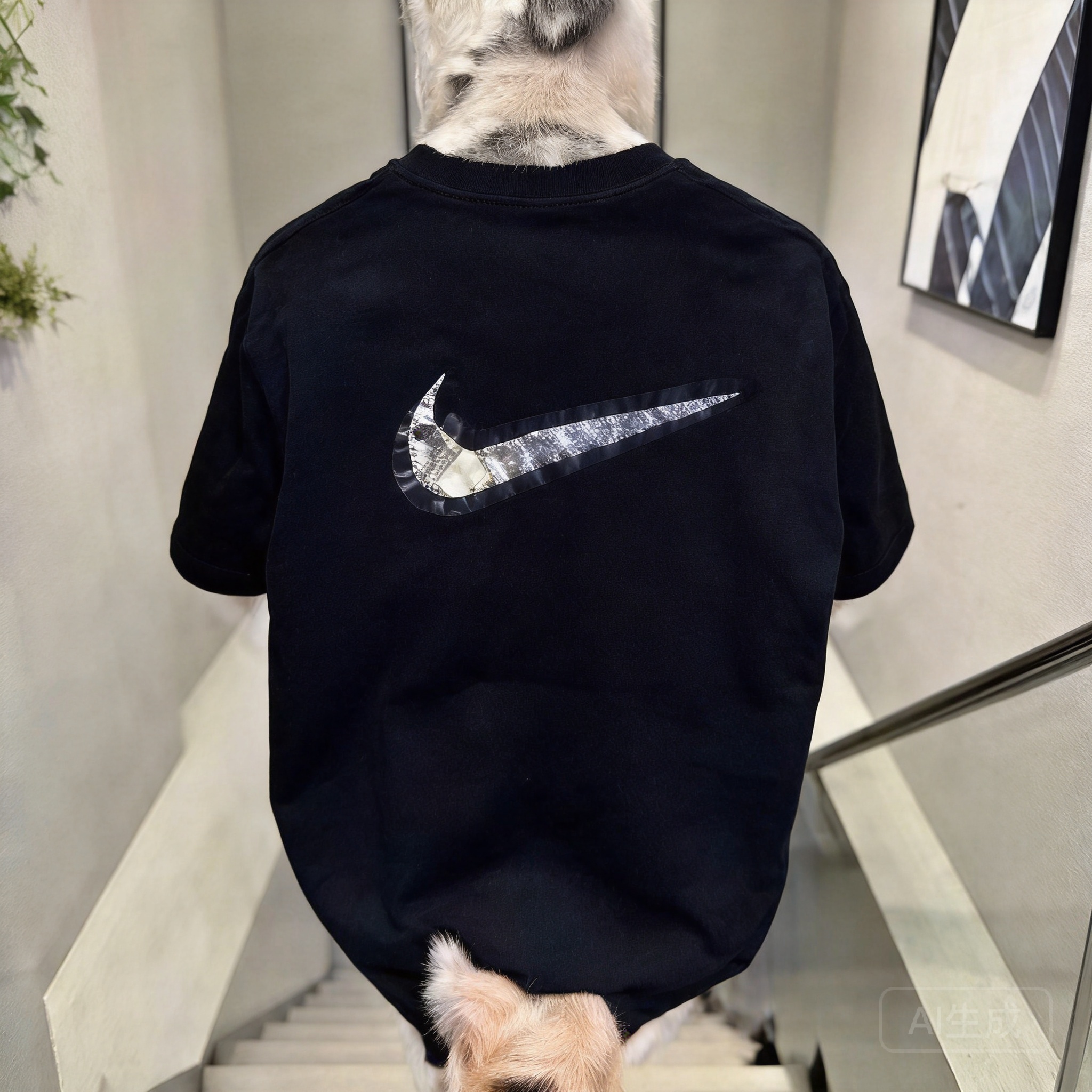 Nike Unisex Black Cotton T-Shirt: Breathable & Minimalist