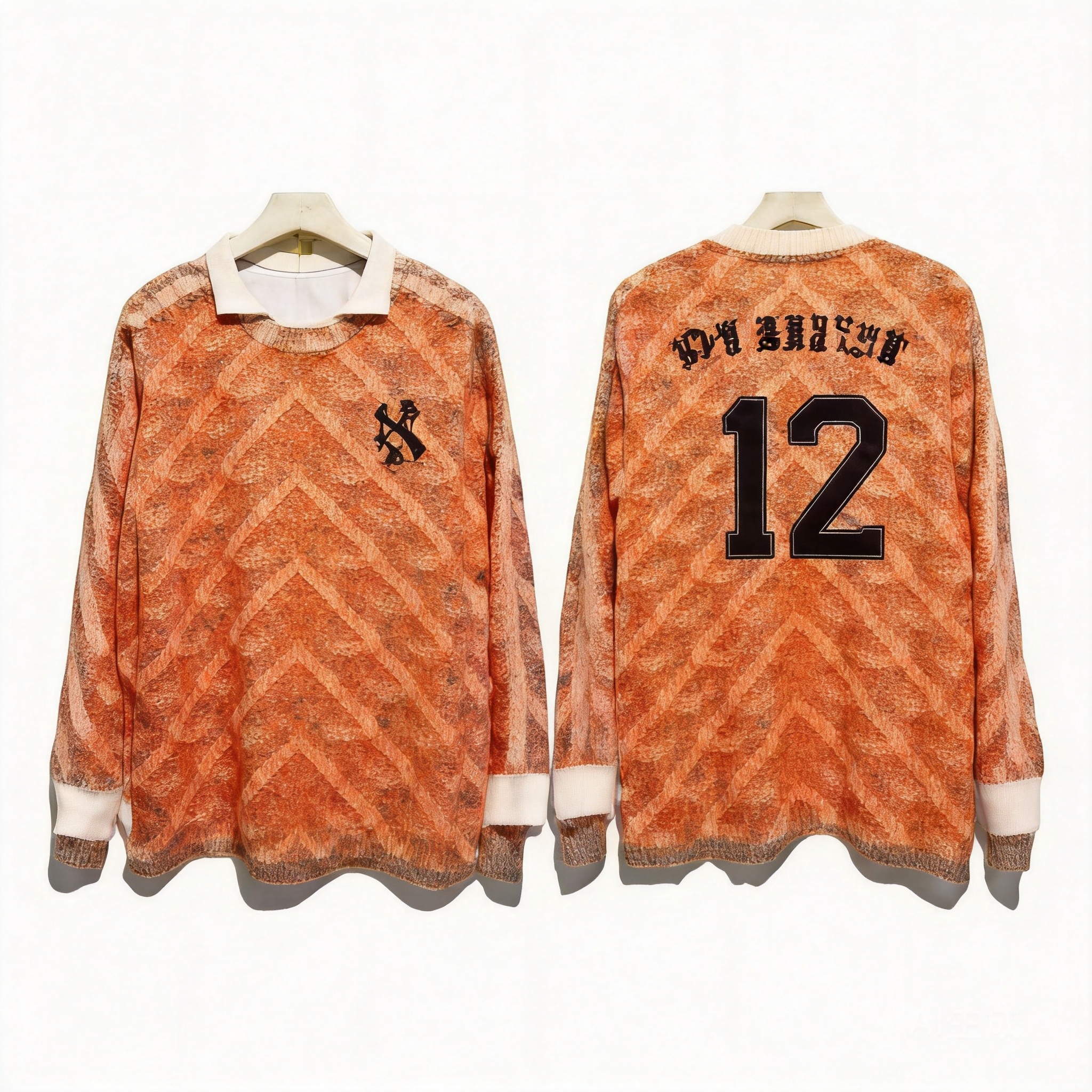 Nike Unisex Orange Breathable Sports Jersey