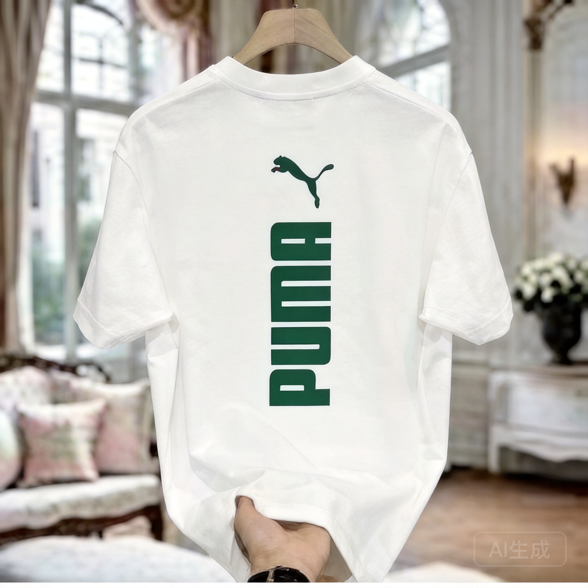 NIKE White Cotton T-Shirt: Breathable, Unisex, Casual