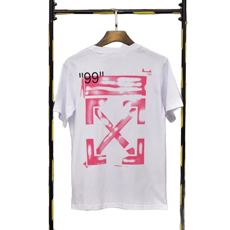 Off White 99 Arrow Tee: Unisex Cotton Streetwear