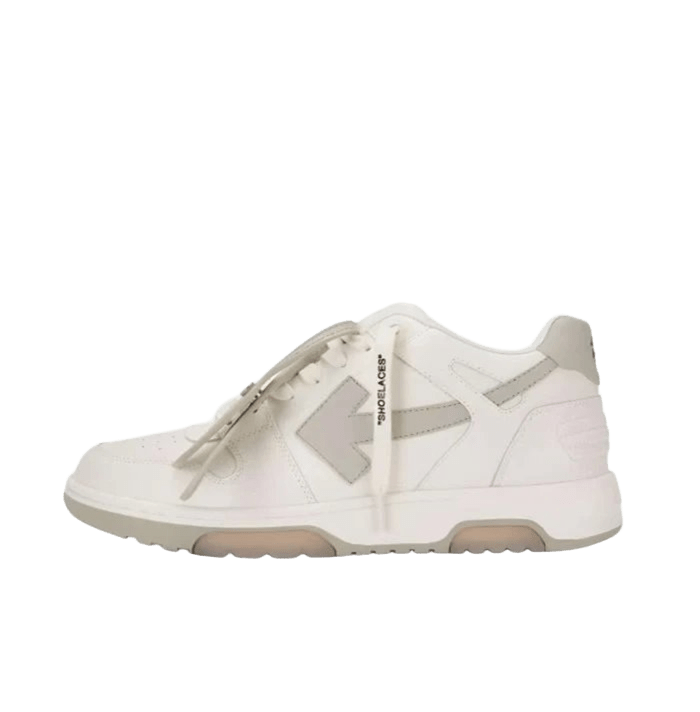 Off White Arrow Leather Sneakers - Unisex Streetwear