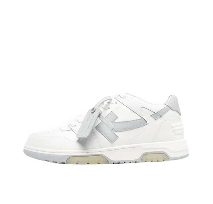 Off-White Arrow Leather Sneakers, White - Men's & Women's