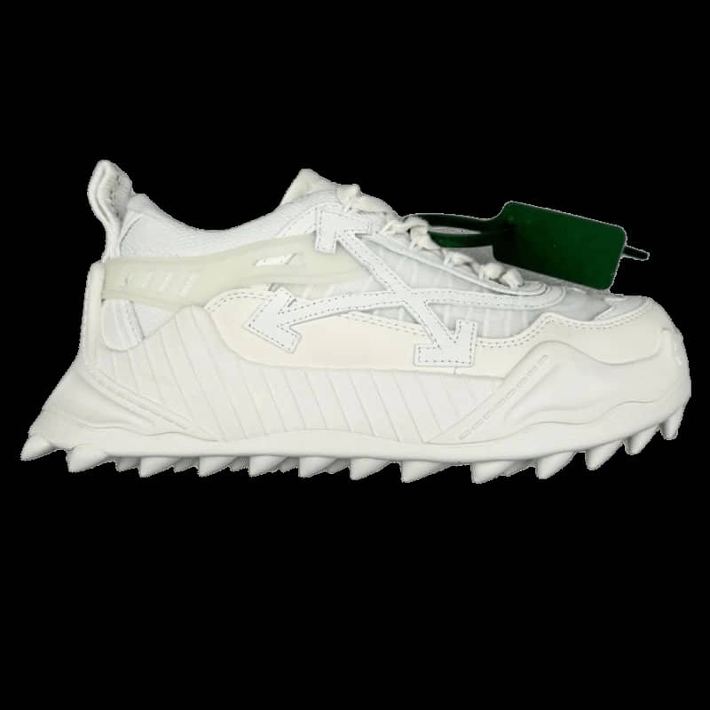 Off-White Arrow Sneakers: Unisex White Designer Shoes