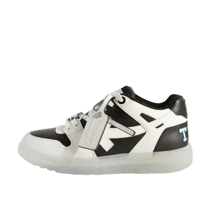 Off-White Black White Leather Arrow Sneakers Unisex