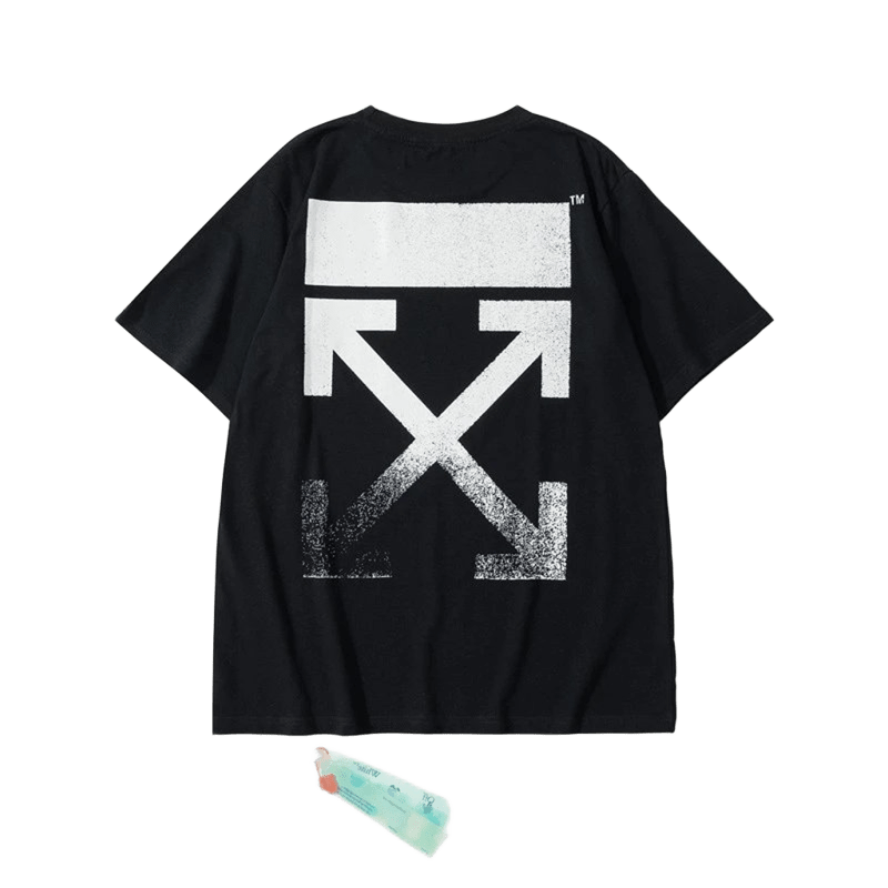 Off White Essential Black Cotton Tee: Unisex Streetwear