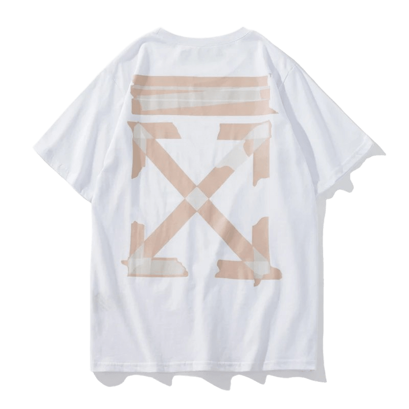 Off White Essential Cotton T-Shirt | Unisex Streetwear with Arrow