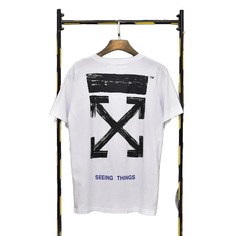 Off White SEEING THINGS T-Shirt: Unisex Cotton Streetwear