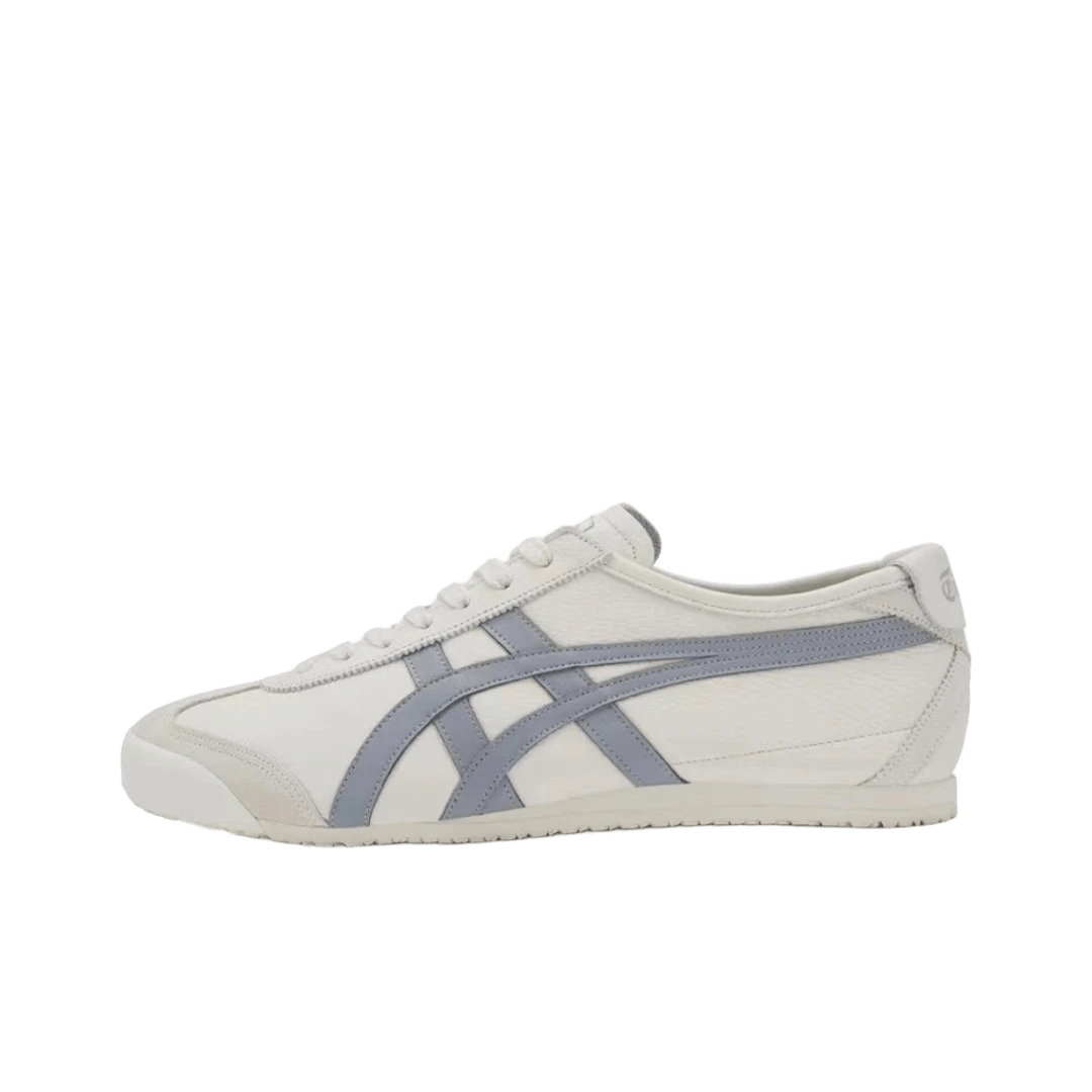 Onitsuka Tiger Beige Leather Retro Sneakers - Unisex Vintage