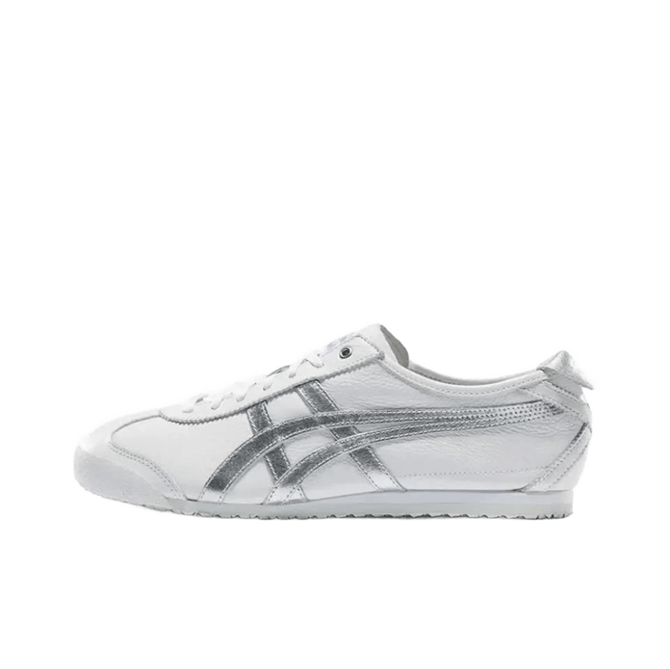 Onitsuka Tiger White Leather Sneakers: Retro Unisex Shoes