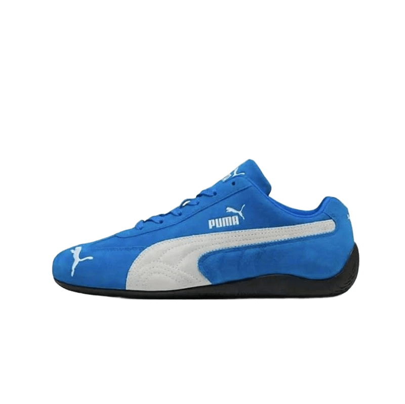 Puma Blue Suede Classic Sneakers: Retro Unisex