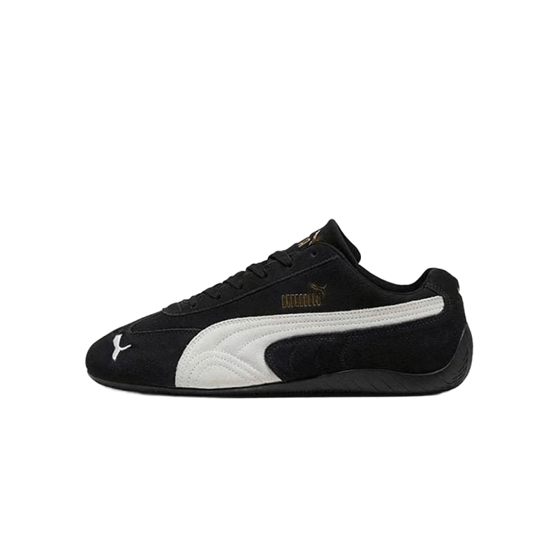 Puma Classic Black Suede Sneakers: Retro Unisex Cushioned Comfort
